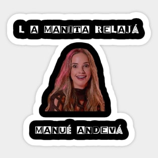 La manita relajá Lucía Isla de las Tentaciones Sticker